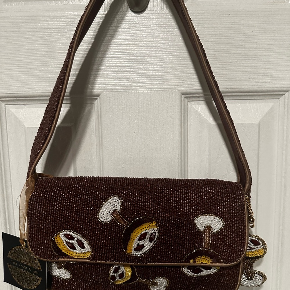 Espresso Martini handcrafted in India beaded  bag